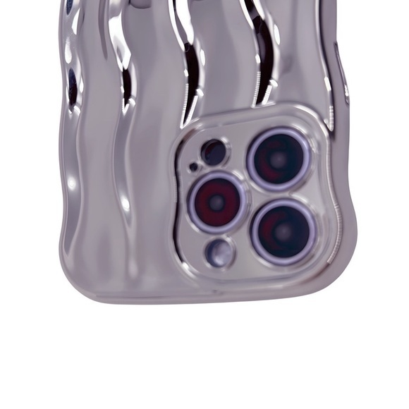 Wavy Edge Water Ripple Pattern iPhone 13 Pro Max Case: Stylish & Shockproof‎ - Picture 7 of 7